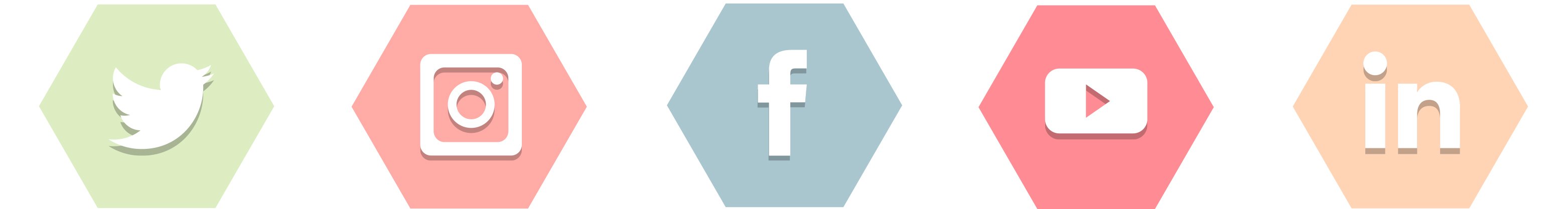 social media iconen