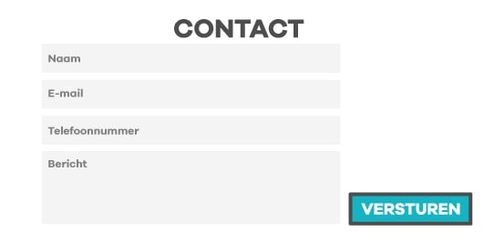 contactformulier invullen cta