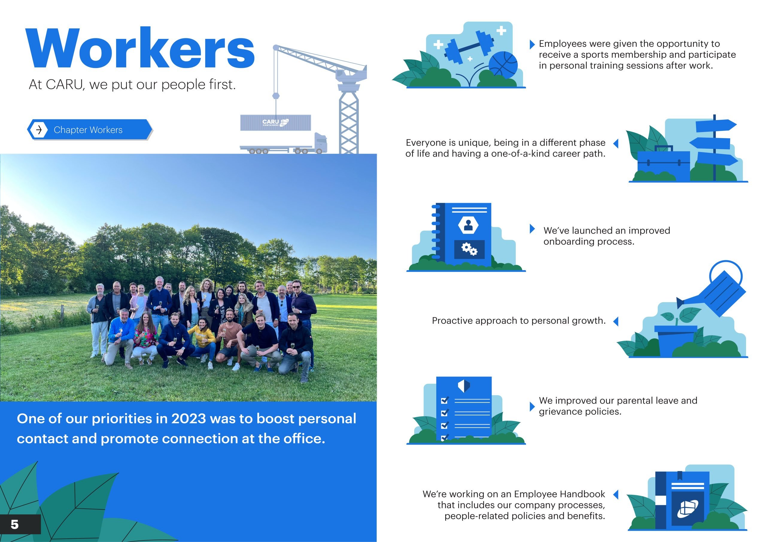 Caru Containers - Sustainability report pg. 2