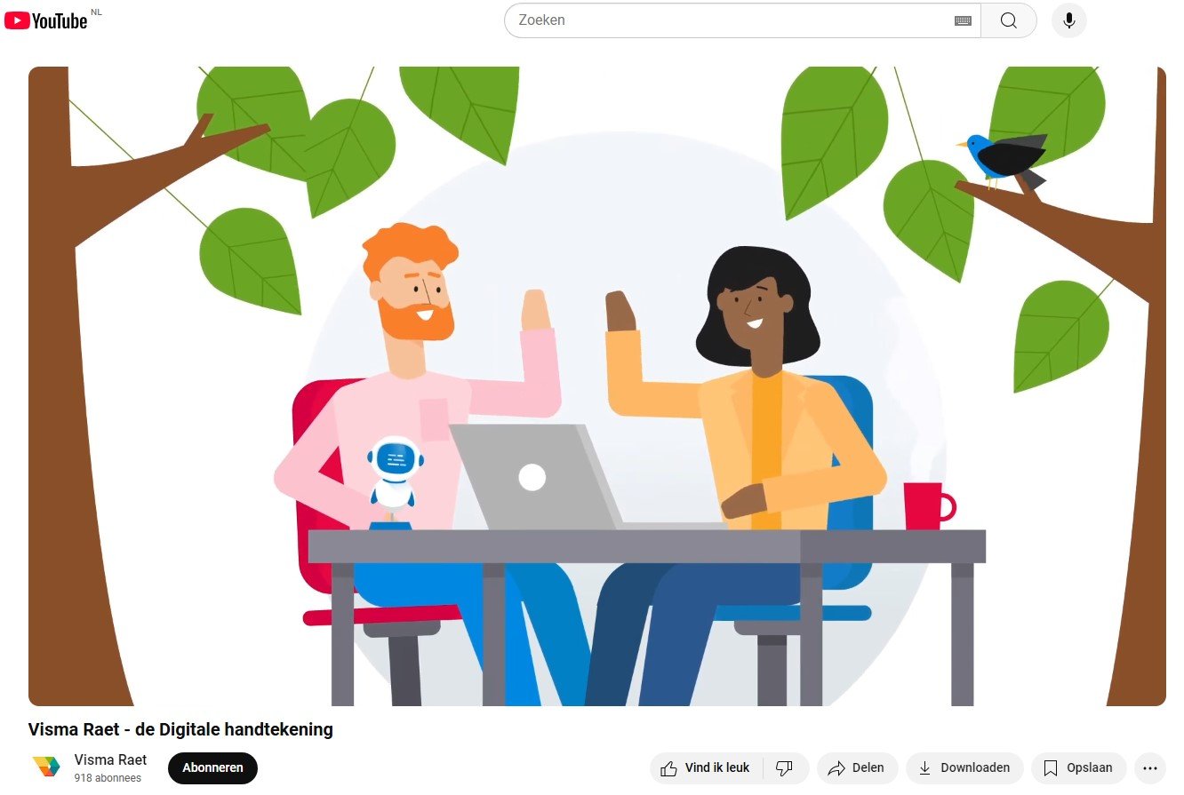 portfolio visma raet - screenshot youtube