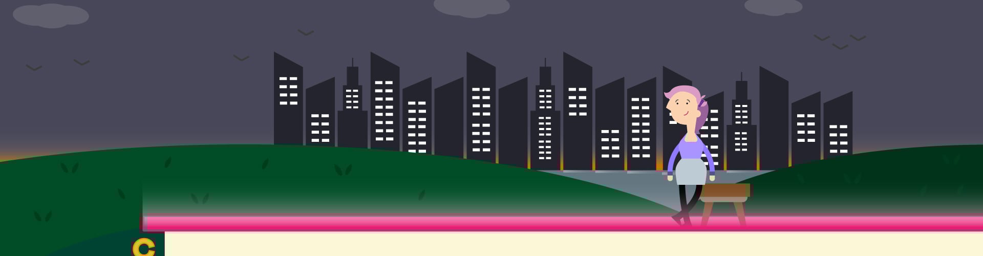 Footer Retro