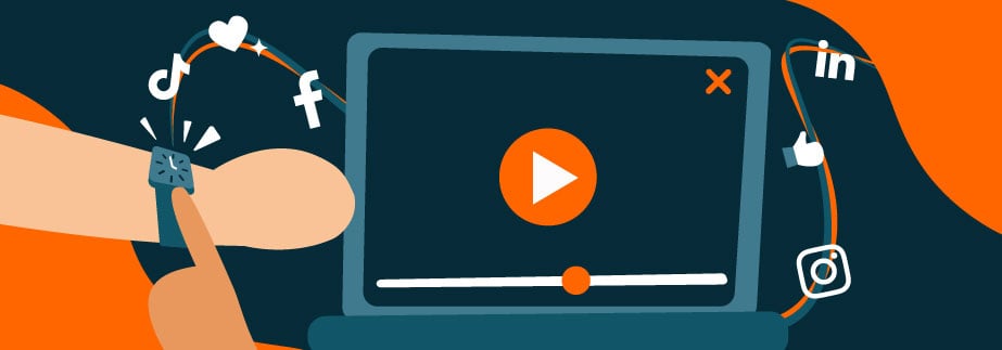 Blog header - De ideale lengte van een social media video