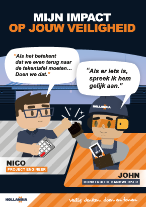 Veiligheidscampagne communicatiemiddelen - Poster Hollandia