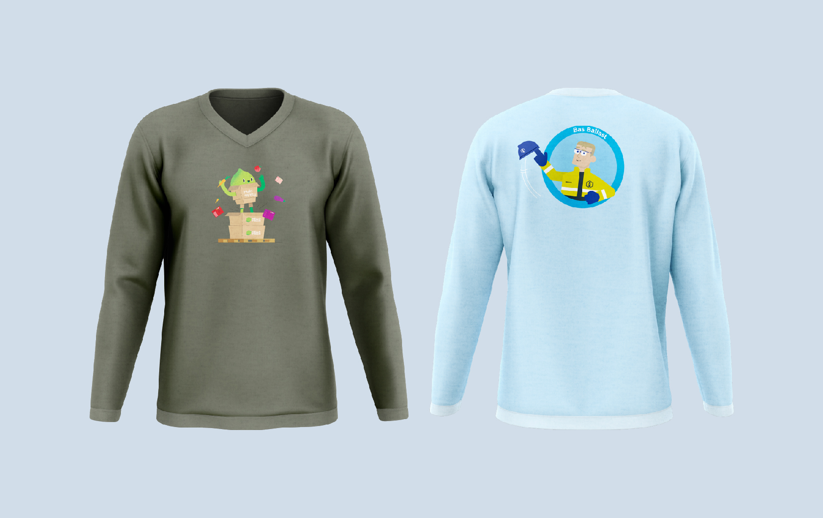 Veiligheidscampagne communicatiemiddelen - bedrukte kleding