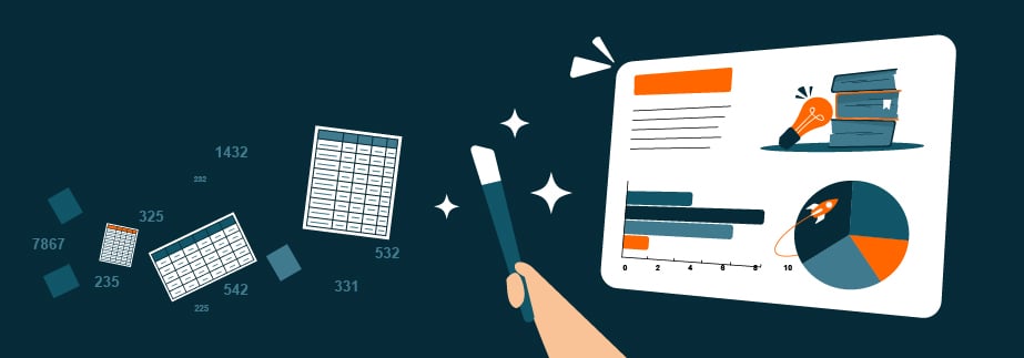 Blog header - Presenteer jaarcijfers met een jaarverslag infographic